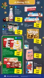 Gazetka promocyjna AldiSud - IN ZWEI WOCHEN - Gazetka - ważna od 17.12 do 17.12.2022 - strona 4 - produkty: aldi, Becher, beere, cookie, cookie dough, coppenrath, creme, eis, eisbecher, elle, erdbeere, erde, ferrero, flasche, gin, joghur, joghurt, kakao, Kinder, kinder schokolade, kirsch, LG, Manner, mikado, milch, rama, reis, Ria, sahne, schoko, schokolade, storck, teller, Ti, toffifee