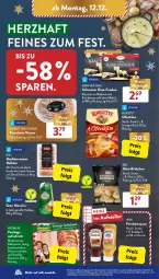 Gazetka promocyjna AldiSud - IN ZWEI WOCHEN - Gazetka - ważna od 17.12 do 17.12.2022 - strona 6 - produkty: aldi, alkohol, alle artikel ohne dekoration, auer, aufschnitt, Bau, Bauer, brötchen, chorizo, dekoration, ecco, eis, elle, feinkost, flasche, Fondue, gin, gouda, hartkäse, heinz, honig, jamón serrano, Kalbspariser, Käse, käsetheke, Käsewurst, kirsch, knoblauch, Krustenschinken, LG, Ofen, Ofenkäse, ohne alkohol, prosciutto, prosecco, reis, rouge, rougette, sauce, schinken, serrano, teller, Ti, wasser, wein, Weißwein, wiesbauer, wurst, ZTE
