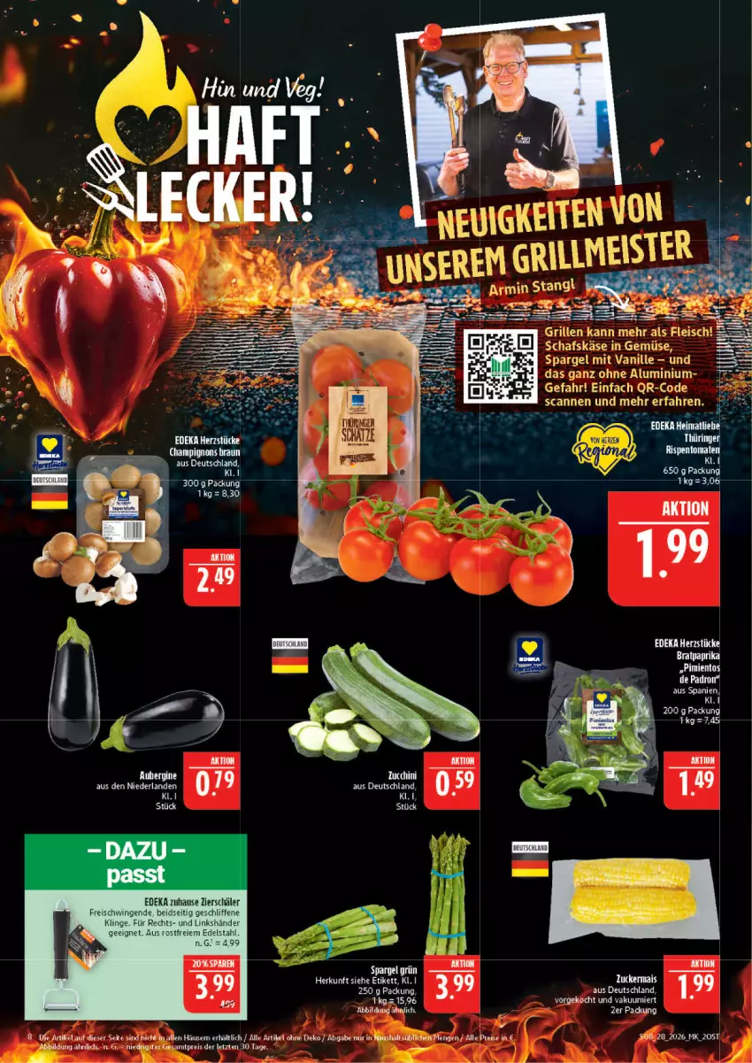 Aktueller Prospekt Marktkauf - Prospekt - von 05.07 bis 11.07.2026 - strona 8 - produkty: buch, eis, fleisch, Käse, LG, reis, rispentomaten, Ti, tomate, tomaten, ZTE, zucchini