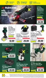 Gazetka promocyjna Lidl - Wochen-Highlights im Onlineshop - Gazetka - ważna od 05.02 do 05.02.2023 - strona 8 - produkty: akku, auer, Behälter, eis, elle, erde, kompressor, ladegerät, Lampe, LG, messer, ndk, Parkside, reis, Säbelsäge, säge, teller, Ti, Trockensauger, Winkelschleifer