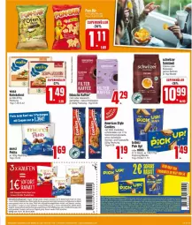 Gazetka promocyjna Edeka - Prospekte - Gazetka - ważna od 20.01 do 20.01.2024 - strona 11 - produkty: beutel, bohne, bohnen, brot, cookie, cookies, coupon, coupons, deka, eis, erde, espresso, gin, kaffee, knäckebrot, merci, milch, oder espresso, Pick Up!, reis, schoko, schokolade, sesam, Ti, vollmilch, wasa, ZTE