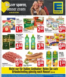 Gazetka promocyjna Edeka - Prospekte - Gazetka - ważna od 20.01 do 20.01.2024 - strona 3 - produkty: almette, alpenfrischkäse, Becher, beutel, bohne, bohnen, bsf, deka, finello, flasche, frischkäse, frucht, fruchtsaft, Happy Day, jacobs, jacobs krönung, kaffee, Käse, lachgummi, Mett, rapso, rapsöl, rind, saft, Ti, torte, tortelloni