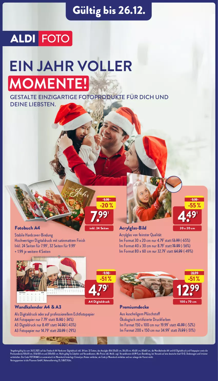 Aktueller Prospekt Aldi Nord - Von Montag - von 22.12 bis 27.12.2025 - strona 33 - produkty: aldi, angebot, auto, buch, decke, eis, elle, ente, Finish, Fotobuch, korb, LG, ndk, papier, Plüsch, reis, ring, Ti, tisch, Wandkalender, xmas