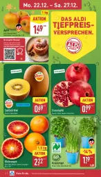 Gazetka promocyjna Aldi Nord - Von Montag - Gazetka - ważna od 27.12 do 27.12.2025 - strona 3 - produkty: aldi, apfel, Blutorange, eis, früchte, grana, granatapfel, kiwi, kiwifruit, kräuter, orange, orangen, Rana, reis, rezept, rezepte, Schal, Schale, Ti, topf, ZTE