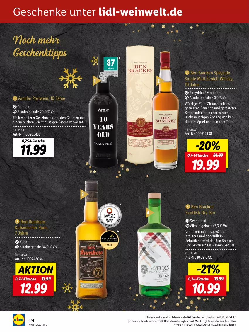 Aktueller Prospekt Lidl - Beste Weine für jeden Anlass - von 29.11 bis 31.12.2021 - strona 24