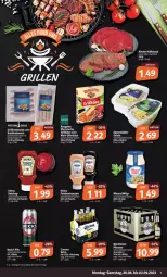 Gazetka promocyjna Markant - Prospekte - Gazetka - ważna od 02.09 do 02.09.2023 - strona 7 - produkty: bratwurst, Brei, eier, eis, feinkost, grill, grillbratwurst, Grillkäse, hüftsteak, Käse, ketchup, Ofen, Ofenkäse, pils, reis, rind, rinder, rostbratwurst, sauce, saucen, steak, Ti, wurst, ZTE
