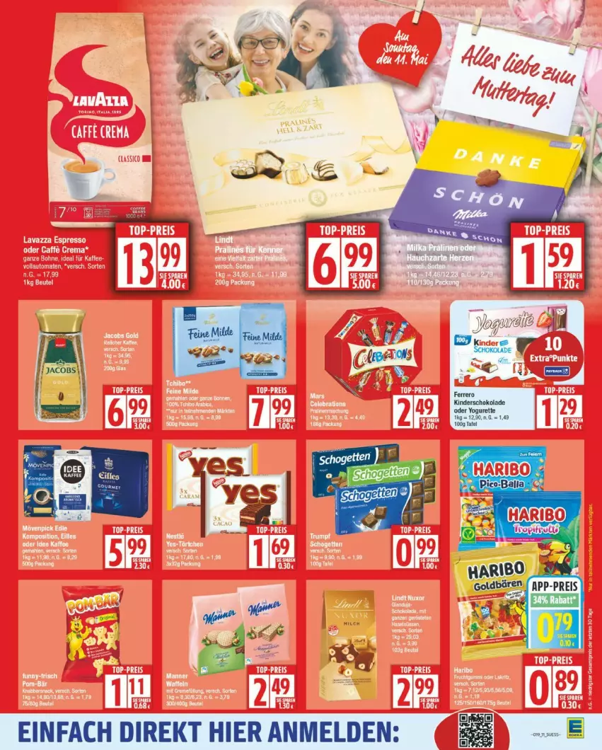 Aktueller Prospekt Edeka - Prospekte - von 05.05 bis 10.05.2025 - strona 13 - produkty: Kinder, oder yogurette, schoko, schokolade, Yo, yogurette