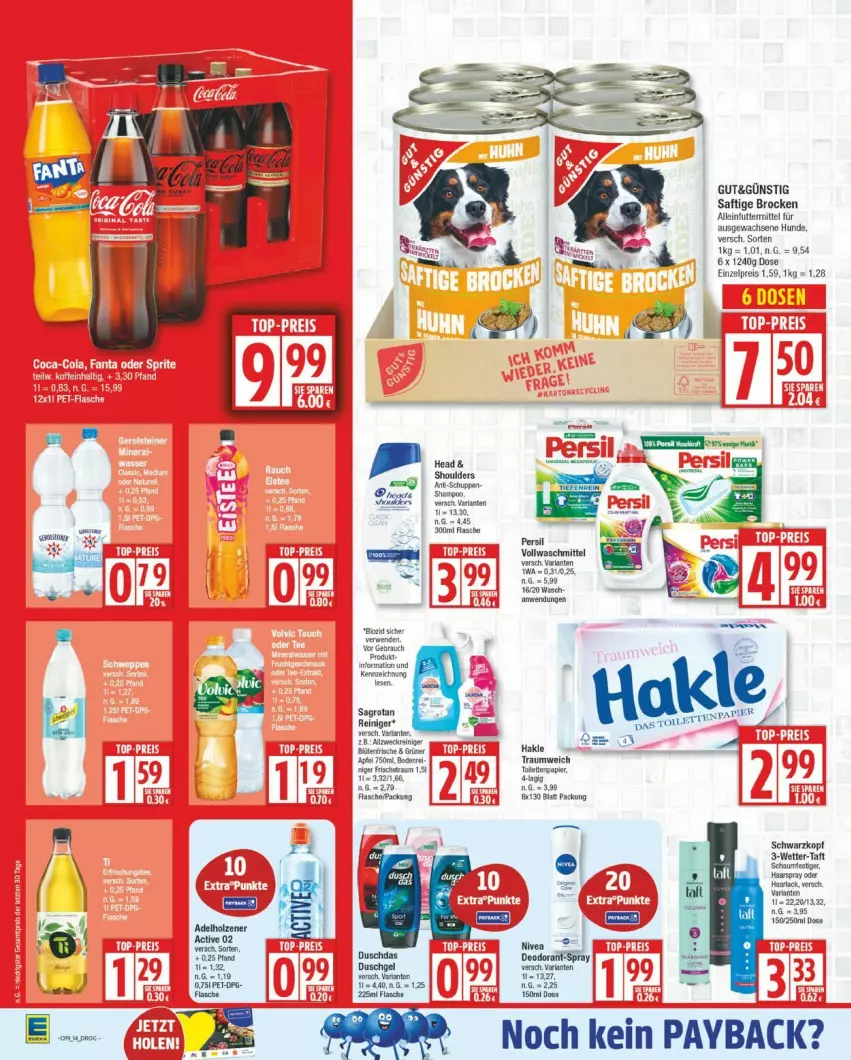 Aktueller Prospekt Edeka - Prospekte - von 05.05 bis 10.05.2025 - strona 16 - produkty: alleinfuttermittel, bio, Brock, duschgel, eis, hakle, nivea, payback, persil, reiniger, reis, rwe, saft, sagrotan, schwarzkop, schwarzkopf, Taft, Ti, vollwaschmittel, waschmittel