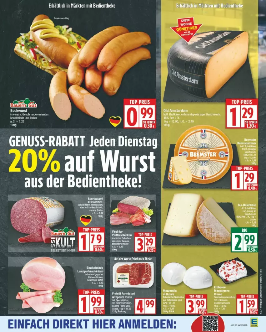 Aktueller Prospekt Edeka - Prospekte - von 05.05 bis 10.05.2025 - strona 9 - produkty: aeg, eis, Landgrafenschinken, LG, mac, nuss, Old Amsterdam, pfeffer, reis, schinken, tee, top-preis