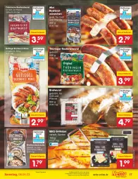 Gazetka promocyjna Netto Marken-Discount - Filial-Angebote - Gazetka - ważna od 08.04 do 08.04.2023 - strona 17 - produkty: angebot, auer, bestpreis, bratwurst, dauertiefpreis, eis, für grill und pfanne, Geflügel, grill, grill und pfanne, Grillkäse, Käse, pfanne, reis, ring, rostbratwurst, thüringer rostbratwurst, Ti, tiefpreis, und pfanne, usb, wurst, würstchen, ZTE