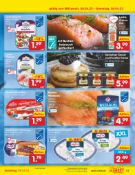 Gazetka promocyjna Netto Marken-Discount - Filial-Angebote - Gazetka - ważna od 08.04 do 08.04.2023 - strona 41 - produkty: angebot, bestpreis, Bratheringe, buch, Caviar, eis, elle, filet, Filetierte Bratheringe, filets, forelle, hawesta, hering, Herings, heringsfilets, Holz, lachs, marinade, Muscheln, nadler, Rauch, reis, rel, ring, sahne, Ti, usb, Wild, wildlachs, ZTE