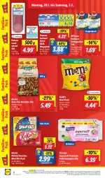 Gazetka promocyjna Lidl - Aktionsprospekt - Gazetka - ważna od 03.02 do 03.02.2024 - strona 10 - produkty: actimel, actimel drink, alesto, angebot, Bona, coupon, danone, danone actimel drink, drink, dulano, eis, elle, Floralys, kitkat, mandel, mandeln, Milbona, natur, ndk, nestlé, papier, preisvorteil, reis, sahne, salami, Schal, Schale, schlagsahne, smarties, teller, Ti, toilettenpapier