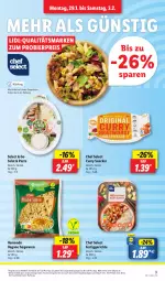 Gazetka promocyjna Lidl - Aktionsprospekt - Gazetka - ważna od 03.02 do 03.02.2024 - strona 11 - produkty: angebot, bier, coupon, curry, eis, fertiggericht, fertiggerichte, pasta, reis, salat, snack, teigwaren, Ti, ZTE