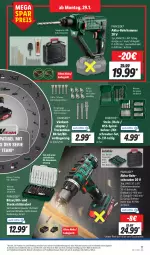 Gazetka promocyjna Lidl - Aktionsprospekt - Gazetka - ważna od 03.02 do 03.02.2024 - strona 17 - produkty: adapter, akku, Arbeitsleuchte, Bau, Bitset, Bohrhammer, Bohrschrauber, eis, Holz, ladegerät, Leuchte, Parkside, reis, Ria, Ti, weck, ZTE