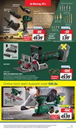 Gazetka promocyjna Lidl - Aktionsprospekt - Gazetka - ważna od 03.02 do 03.02.2024 - strona 19 - produkty: akku, aust, Bohrerset, Bohrschrauber, eis, elle, ente, Holz, koffer, ladegerät, latte, messer, Parkside, reis, Ria, Säbelsäge, säge, Spezi, Tauchsäge, teller, Ti, tisch, weck, werkzeug, ZTE