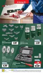 Gazetka promocyjna Lidl - Aktionsprospekt - Gazetka - ważna od 03.02 do 03.02.2024 - strona 22 - produkty: angebot, binden, Bohrerset, dell, eis, elle, Holz, messer, Mode, ndk, Parkside, reis, Schal, Schale, schrauben, Steckschlüsselsatz, Ti, ZTE