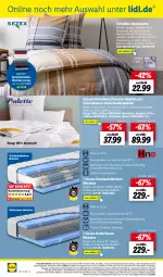 Gazetka promocyjna Lidl - Aktionsprospekt - Gazetka - ważna od 03.02 do 03.02.2024 - strona 50 - produkty: angebot, angebote, Bau, baumwolle, bett, bettwäsche, decke, dell, eis, elle, Ergee, federkern, federkernmatratze, kaltschaum-matratze, kaltschaummatratze, kernmatratze, kissen, Kissenbezug, kopfkissen, mab, matratze, Mode, ndk, reis, rel, Ria, Schal, Schale, schauma, Schaummatratze, spannbettlaken, Tasche, taschen, taschenfederkernmatratze, telefon, Ti, Trockner, uhr, weck, wolle