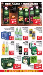 Gazetka promocyjna Marktkauf - Prospekt - Gazetka - ważna od 05.10 do 05.10.2024 - strona 24 - produkty: Alwa, bier, bitburger, burger, discount, eis, elle, flasche, frucht, fruchtsaft, fruchtsaftgetränk, getränk, granini, heineken, jever, limo, mineralwasser, natürliches mineralwasser, Nektar, reis, sac, saft, san pellegrino, tee, Ti, wasser, ZTE