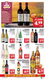 Gazetka promocyjna Marktkauf - Prospekt - Gazetka - ważna od 05.10 do 05.10.2024 - strona 25 - produkty: alkohol, aperol, eier, eierlikör, eis, flasche, gin, goldkrone, grand sud, krone, likör, maracuja, merl, merlot, pfirsich, rama, ramazzott, ramazzotti, reis, Ti, verpoorten, wein, wilthener, Wilthener Goldkrone, zott, ZTE