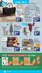 Gazetka promocyjna Aldi Nord - Von Montag - Gazetka - ważna od 30.11 do 30.11.2024 - strona 18 - produkty: auer, ball, batterie, batterien, blume, blumen, dekoration, dell, elle, ente, Holz, Kamin, kissen, korb, leds, Mode, natur, panasonic, Ria, sitzkissen, Tasche, teller, Ti, timer, Untersetzer, wolle