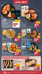 Gazetka promocyjna Aldi Nord - Von Montag - Gazetka - ważna od 30.11 do 30.11.2024 - strona 30 - produkty: auer, axe, backwaren, braten, brustfilet, butter, creme, filet, geback, geschnetzeltes, gewürz, gin, grill, Hähnchen-Oberkeulen, Haxe, hering, Heu, Käse, kräuter, kräuterbutter, Maus, Ofen, pute, Putengeschnetzeltes, Ria, rind, rinder, rinderbraten, ring, sauce, Schal, Schale, schwein, steinofen, Ti, tisch, vanille, wein, würzsauce, Zelt, ZTE, zwiebel