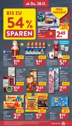 Gazetka promocyjna Aldi Nord - Von Montag - Gazetka - ważna od 30.11 do 30.11.2024 - strona 33 - produkty: alkohol, ball, Bau, Becher, beutel, biscotto, eis, elle, gebäckmischung, gin, haribo, kuchen, Lübecker, Marabou, marzipan, mentos, merci, milch, milka, reis, schoko, schokolade, storck, tasse, tee, teller, Ti, vollmilch, ZTE