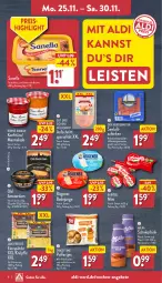 Gazetka promocyjna Aldi Nord - Von Montag - Gazetka - ważna od 30.11 do 30.11.2024 - strona 8 - produkty: aldi, angebot, angebote, aufschnitt, babybel, Bad, bonne maman, braten, drink, eier, eierspätzle, eis, flasche, konfitüre, kuchen, mam, marmelade, milka, Old Amsterdam, Pfannkuchen, Poffertjes, reis, rohschinken, Rügener, rügener badejunge, schinken, schoko, snack, snack time, Spezi, Ti