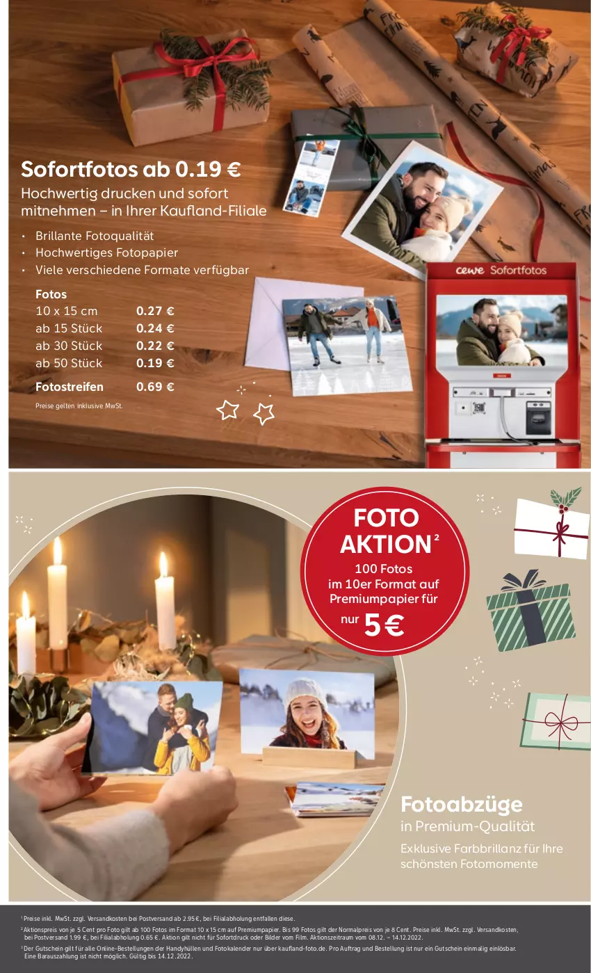 Aktueller Prospekt Kaufland - von 08.12 bis 14.12.2022 - strona 51 - produkty: aktionspreis, eis, ente, Fotokalender, gutschein, Handy, ndk, papier, reifen, reis, Ti