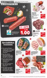 Gazetka promocyjna Kaufland - Gazetka - ważna od 14.12 do 14.12.2022 - strona 22 - produkty: angebot, butter, chili, eis, elle, frucht, geback, Germ, gin, jagdwurst, kräuter, kräutern, landschinken, Mantel, meersalz, Meister, Mett, mettwurst, montorsi, oder kräuter, Ofen, rohschinken, Rohwurst, saft, salami, salz, schinken, schnitten, Spezi, Ti, tisch, wein, weine, wurst, wursttheke, ZTE, zwiebel, zwiebelmettwurst, zwiebeln