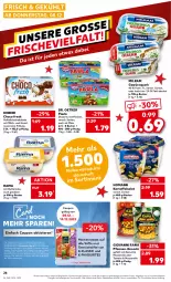 Gazetka promocyjna Kaufland - Gazetka - ważna od 14.12 do 14.12.2022 - strona 26 - produkty: angebot, auer, Becher, butter, choco fresh, coupon, coupons, creme, dessert, desserts, Dr. Oetker, erde, gewürz, gewürzquark, giovanni rana, gnocchi, haselnuss, Haselnusscreme, homann, kartoffel, kartoffelsalat, Kinder, Kinder Choco fresh, milch, milram, mozzarella, nuss, Paula, pfanne, pfannen, quark, rama, Rana, rel, säfte, salat, salz, schoko, schokolade, spinat, Ti, tomate, und gemüse, vollmilch, ZTE