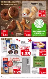 Gazetka promocyjna Kaufland - Gazetka - ważna od 14.12 do 14.12.2022 - strona 28 - produkty: angebot, auer, backwaren, ball, Bau, Bauer, Brei, brot, brötchen, Cap, cappuccino, cin, classico, coupon, Donut, eis, frische backwaren, kaffee, Käse, korn, linsen, mehl, melitta, natur, rum, rwe, saft, schoko, schokolade, Schokolinsen, sofort-rabatt, spinat, Tchibo, Ti, tisch, vanille, ZTE