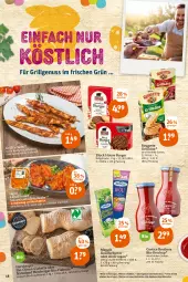 Gazetka promocyjna Tegut - Angebote der Woche - Gazetka - ważna od 16.04 do 16.04.2022 - strona 20 - produkty: aioli, angebot, angebote, Berger, bio, brot, brother, burger, butter, ciabatta, dekoration, ente, flasche, grill, grillfackeln, Grillkäse, herzberger, Käse, ketchup, kräuter, kräuterbutter, landprimus, LG, meggle, natur, naturland, nuss, olive, oliven, rouge, rougette, schwein, schweine, steak, steaks, Ti, wein, weine