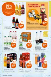 Gazetka promocyjna Tegut - Angebote der Woche - Gazetka - ważna od 16.04 do 16.04.2022 - strona 23 - produkty: alkohol, alkoholfreie getränke, Alwa, bio, coca-cola, cola, drink, eis, energy drink, flasche, frucht, getränk, getränke, gewinnspiel, glasflasche, granini, LG, mineralwasser, natur, Nektar, nuss, orange, red bull, saft, säfte, Sprudel, Ti, uhr, vita, Vita C, wasser