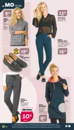 Gazetka promocyjna Netto - Woche 38 - Gazetka - ważna od 24.09 do 24.09.2022 - strona 14 - produkty: auer, Bau, baumwolle, Bengalin, bluse, hose, kleid, Langarmshirt, Ria, schuhe, shirt, Sweatkleid, Tasche, taschen, Ti, wolle, ZTE