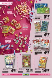 Gazetka promocyjna Metro - Karneval Spezial - Gazetka - ważna od 01.03 do 01.03.2022 - strona 2 - produkty: ahoj-brause, beutel, bonbons, brause, chupa, chupa chups, elle, frucht, haribo, hitschler, karamell, Lutscher, schoko, schokolade, tafelschokolade, Ti, trolli