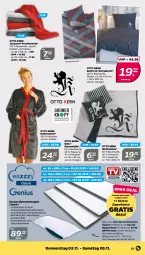 Gazetka promocyjna Netto - Woche 44 - Gazetka - ważna od 05.11 do 05.11.2022 - strona 21 - produkty: Bad, Bademantel, Bau, baumwolle, bett, bettwäsche, decke, dekokissen, kissen, kissenhülle, Mantel, matratze, matratzen, Matratzentopper, Otto kern, renforcé-bettwäsche, Ria, tender, Ti, topper, wolle, zipper