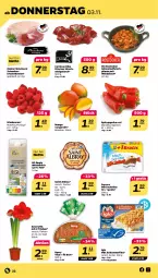 Gazetka promocyjna Netto - Woche 44 - Gazetka - ważna od 05.11 do 05.11.2022 - strona 22 - produkty: albray, Arnica, beere, beeren, braten, brot, eis, ferrero, filet, fleisch, Fleischerei, gulasch, himbeer, himbeere, himbeeren, Hirschedelgulasch, HP, iglo, krustenbraten, LG, mango, milch, Milchschnitte, paprika, paprika rot, pfanne, pilze, Rostocker, saint albray, Schere, schlemmerfilet, schwein, schweine, schweinefleisch, Spitzpaprika, Ti, topf, vita, weidemilch, wein, weine