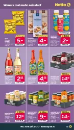 Gazetka promocyjna Netto - Woche 44 - Gazetka - ważna od 05.11 do 05.11.2022 - strona 5 - produkty: auer, bohne, bohnen, bowle, burger, erbsen, flasche, Gläser, gsw, junge erbsen, katlenburger, kirsch, kirsche, kirschen, Knusperflocken, kühlregal, möhren, regal, robby, sauerkirschen, smoothie, Spritzgebäck, Ti