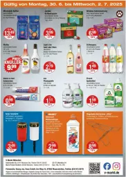 Gazetka promocyjna Vmarkt - Prospekte - Gazetka - ważna od 02.07 do 02.07.2025 - strona 24 - produkty: alkohol, alle artikel ohne dekoration, angebot, angebote, auer, blend-a-med, creme, dekoration, dell, eis, elle, flasche, flüssigseife, Frosch, jacobs, kaes, kaffee, kaffeekapseln, katzennahrung, Malibu, Metro, Mode, obst, reis, Ria, ring, schweppes, Seife, sekt, spülmittel, telefon, teller, Ti, wein, whiskas, zahncreme
