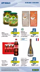 Gazetka promocyjna Metro - App Deals - Gazetka - ważna od 30.08 do 30.08.2025 - strona 2 - produkty: bohne, coca-cola, cola, coupon, dallmayr, flasche, getränk, getränke, gewürz, Gewürzgurke, gewürzgurken, gurke, gurken, honig, honigmelone, Kühne, melone, Metro, metro gastro, nuss, Palette, sac, Ti