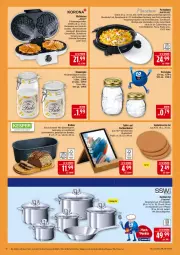 Gazetka promocyjna Marktkauf - Prospekt - Gazetka - ważna od 23.08 do 23.08.2025 - strona 36 - produkty: aust, bambus, braten, brot, bügel, decke, Deckel, Draht, edelstahl, einmachglas, eis, erde, fleisch, Fleischbällchen, Glasdeckel, Holz, HP, Kochtopf, Leuchte, LG, mac, paella, pasta, peperoni, Peroni, pfanne, Pfau, Reinigung, reis, ring, rwe, Schal, schneidebrett, spülmaschinen, tablet, Ti, topf, topf-set, Topfuntersetzer, Untersetzer, Waffeleisen, waffeln