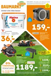 Gazetka promocyjna  - Gazetka - ważna od 13.07 do 13.07.2024 - strona 1 - produkty: Bank, Brei, decke, Draht, eimer, eis, fassadenfarbe, gardena, mähroboter, Reinigung, reis, schlauch, Ti, wandhalterung, ZTE