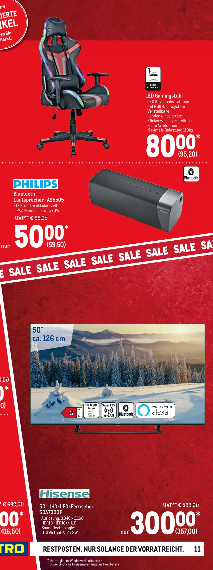 Aktueller Prospekt Metro - Sale Spezial - von 13.01 bis 26.01.2022 - strona 21 - produkty: akku, armlehnen, auto, CD player, eis, elle, fernseher, latte, lautsprecher, LG, Radio, reis, Schal, Schale, Spiele, stuhl, teller, Ti, tisch, uhd