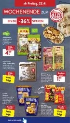 Gazetka promocyjna AldiSud - ALDI Aktuell - Gazetka - ważna od 23.04 do 23.04.2022 - strona 26 - produkty: aldi, aprikose, bio, biscotto, brezel, Brezeln, Cashew, cashewkerne, cranberry, eis, erdnüsse, gewürz, hafer, haferflocken, honig, knallerpreis, LG, lorenz, nuss, Nussmix, paprika, Pretzel, reis, Ti