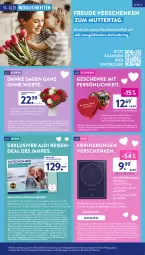 Gazetka promocyjna AldiSud - ALDI Aktuell - Gazetka - ważna od 23.04 do 23.04.2022 - strona 33 - produkty: aldi, alle artikel ohne dekoration, angebot, angebote, axe, blume, blumen, decke, dekoration, eis, elle, ente, erde, gin, gutschein, hero, K2, Kinder, korb, kurtaxe, LG, mam, merci, ndk, pralinen, reis, ring, rum, Ti, uhr, Vase, Yo, ZTE
