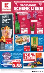 Gazetka promocyjna Kaufland - Gazetka - ważna od 15.02 do 15.02.2023 - strona 1 - produkty: alkohol, angebot, angebote, barilla, dallmayr, doppelrahmstufe, eimer, ente, exquisa, filet, frischkäse, frischkäsezubereitung, für grill und pfanne, gin, grill, grill und pfanne, jahrgangssekt, kaffee, Käse, miree, mumm, navelina, orange, orangen, orchidee, orchideen, pfanne, purland, Ria, schwein, schweine, schweinefilet, sekt, Ti, topf, topf ø 12 cm, übertopf, und pfanne, wein, weine, ZTE