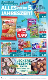 Gazetka promocyjna Kaufland - Gazetka - ważna od 15.02 do 15.02.2023 - strona 10 - produkty: ahoj-brause, angebot, auer, berliner, beutel, bonbons, brause, Brock, elle, frucht, geback, hanuta, haselnuss, karamell, maoam, nuss, reifen, rezept, rezepte, schnitten, Ti, ZTE