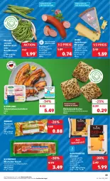 Gazetka promocyjna Kaufland - Gazetka - ważna od 15.02 do 15.02.2023 - strona 45 - produkty: angebot, angebote, auer, Bau, bauchscheiben, Berger, Bergkäse, bohne, bohnen, Brei, brötchen, Buschbohnen, cheddar, eis, gewürz, Heu, heumilch, Käse, knoblauch, krakauer, Kürbis, Kürbiskernbrötchen, kürbiskerne, leine, milch, natur, pfeffer, purland, reinert, reis, ring, rügenwalder, schott, schwein, schweine, Schweinebauch, schweinebauchscheiben, tee, teewurst, Ti, wein, weine, weizenbrötchen, wurst