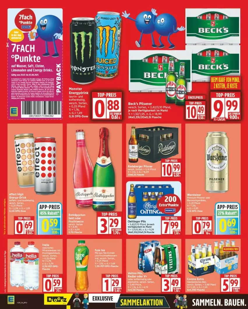 Aktueller Prospekt Edeka - Prospekte - von 28.07 bis 02.08.2025 - strona 14 - produkty: pils, pilsener