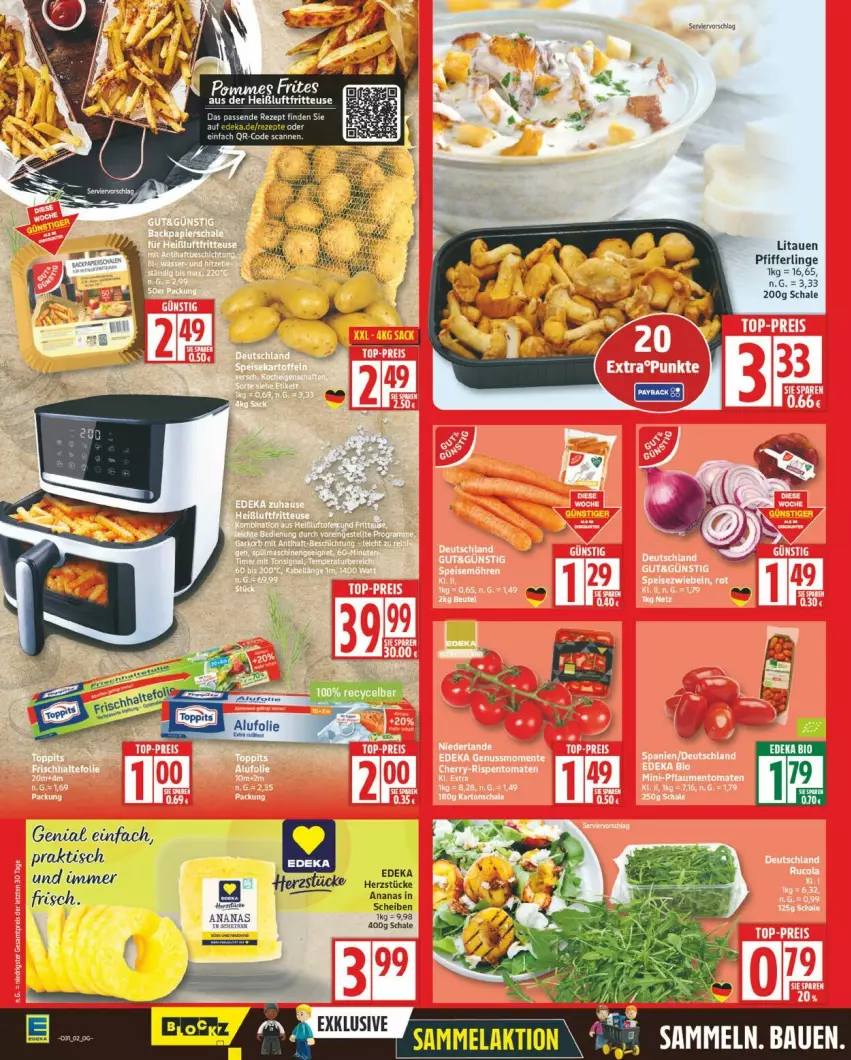 Aktueller Prospekt Edeka - Prospekte - von 28.07 bis 02.08.2025 - strona 2 - produkty: ananas, Pfifferlinge, Schal, Schale, Ti, tisch